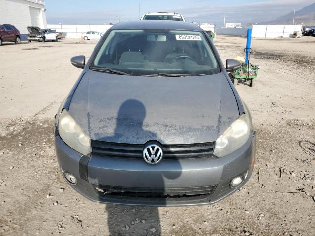 WVWNM7AJ8CW353081 - 2012 VOLKSWAGEN GOLF GRAY photo 5