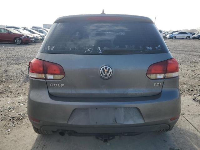 WVWNM7AJ8CW353081 - 2012 VOLKSWAGEN GOLF GRAY photo 6