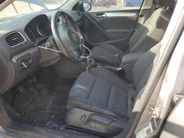 WVWNM7AJ8CW353081 - 2012 VOLKSWAGEN GOLF GRAY photo 7
