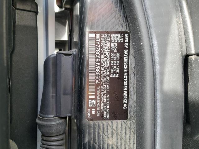 WBY7Z8C59JVB86654 - 2018 BMW I3 S REX TWO TONE photo 12