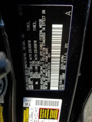 5TDGZRBH8MS160528 - 2021 TOYOTA HIGHLANDER XLE Siyah fotoğraf 13