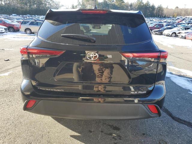 5TDGZRBH8MS160528 - 2021 TOYOTA HIGHLANDER XLE Siyah fotoğraf 6