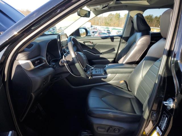 5TDGZRBH8MS160528 - 2021 TOYOTA HIGHLANDER XLE Siyah fotoğraf 7