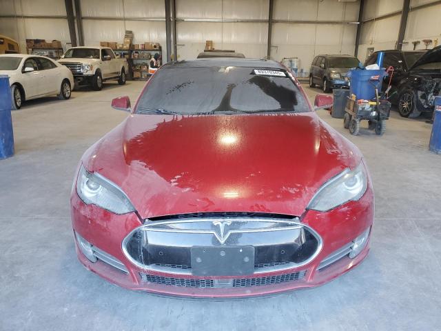5YJSA1E40FF114498 - 2015 TESLA MODEL S წითელი ფოტო 5