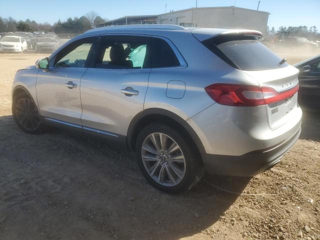2LMPJ8LP1JBL38543 - 2018 LINCOLN MKX RESERVE Արծաթագույն լուսանկար 2