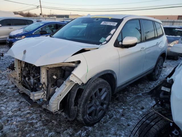 5FNYF8H5XNB006476 - 2022 HONDA PASSPORT EXL WHITE photo 1