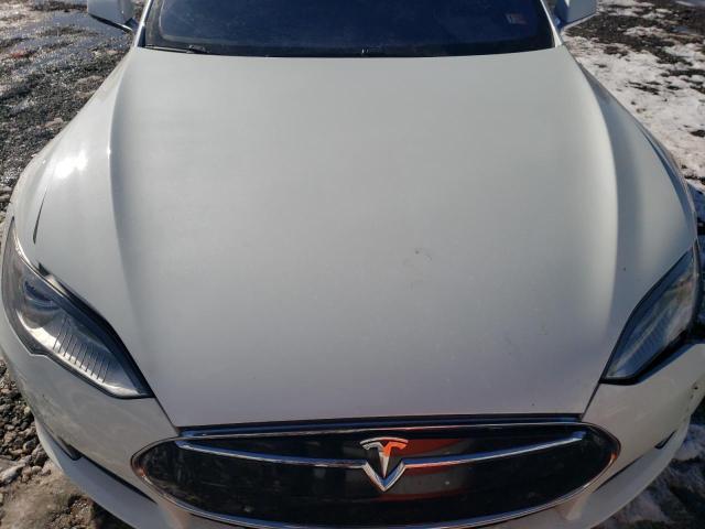 5YJSA1H20EFP64800 - 2014 TESLA MODEL S WHITE photo 11