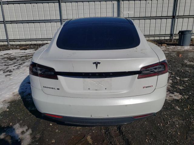 5YJSA1H20EFP64800 - 2014 TESLA MODEL S WHITE photo 6