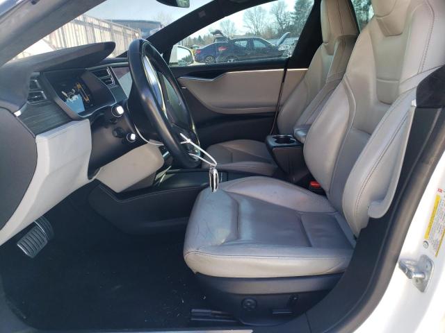 5YJSA1H20EFP64800 - 2014 TESLA MODEL S WHITE photo 7