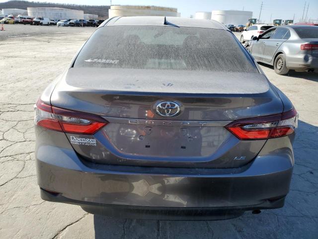 4T1C11AK9NU629767 - 2022 TOYOTA CAMRY LE GRAY photo 6
