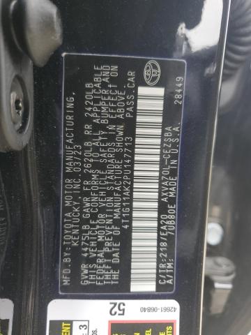 4T1G11AK2PU147713 - 2023 TOYOTA CAMRY SE NIGHT SHADE BLACK photo 12