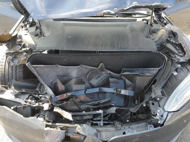 5YJSA1E26MF427194 - 2021 TESLA MODEL S CHARCOAL photo 11