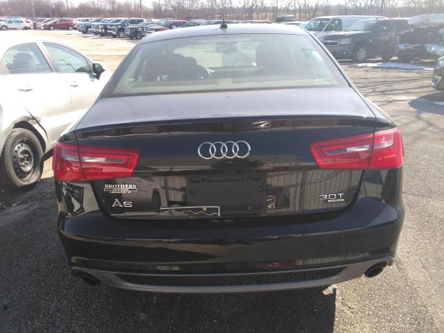 WAUHGAFC6DN129887 - 2013 AUDI A6 PRESTIGE შავი ფოტო 6