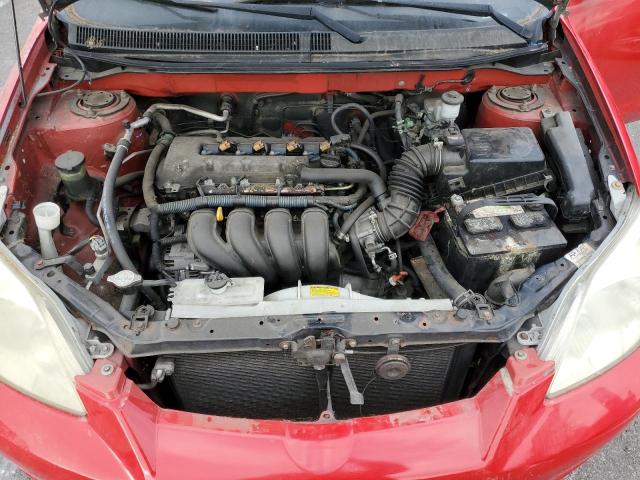 2T1KR32E85C442658 - 2005 TOYOTA COROLLA MA XR RED photo 12