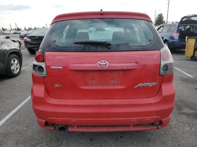 2T1KR32E85C442658 - 2005 TOYOTA COROLLA MA XR RED photo 6