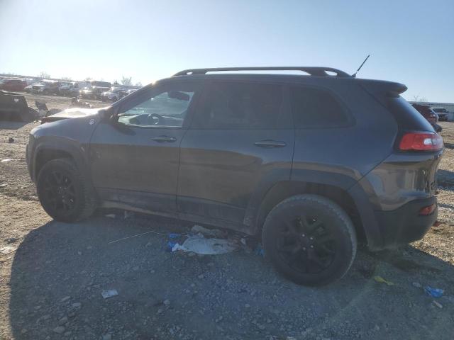 1C4PJMBS1FW716848 - 2015 JEEP CHEROKEE TRAILHAWK CHARCOAL photo 2