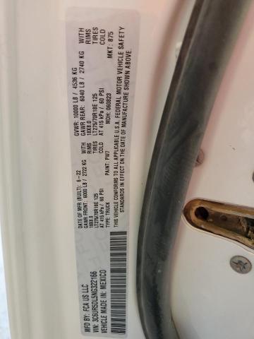 3C6UR5DL5NG322166 - 2022 RAM 2500 BIG HORN/LONE STAR WHITE photo 12