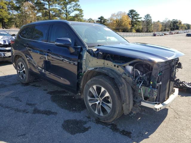 5TDGZRAH3LS512950 - 2020 TOYOTA HIGHLANDER XLE 蓝色 照片 4