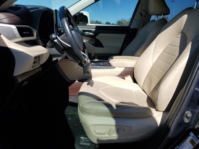 5TDGZRAH3LS512950 - 2020 TOYOTA HIGHLANDER XLE 蓝色 照片 7