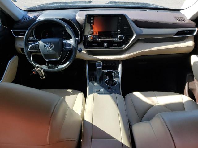 5TDGZRAH3LS512950 - 2020 TOYOTA HIGHLANDER XLE 蓝色 照片 8