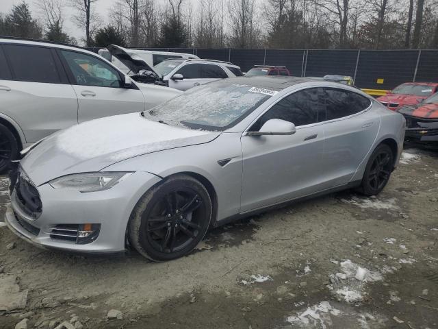 5YJSA1AC9DFP10705 - 2013 TESLA MODEL S SILVER photo 1