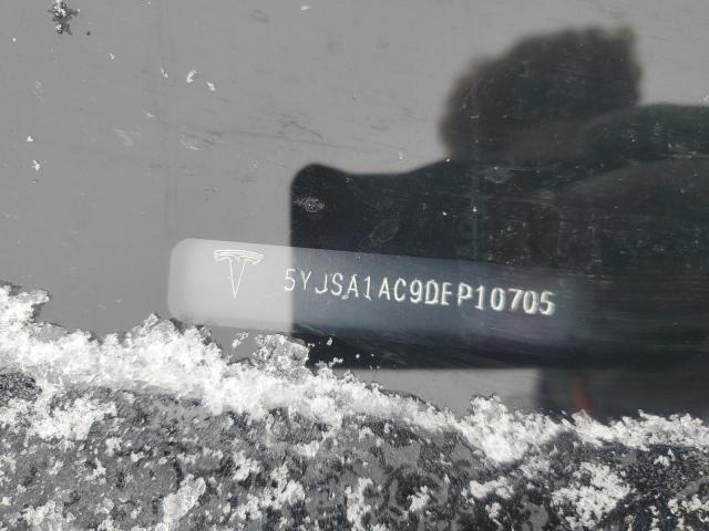 5YJSA1AC9DFP10705 - 2013 TESLA MODEL S SILVER photo 12