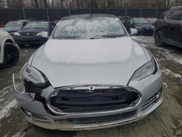 5YJSA1AC9DFP10705 - 2013 TESLA MODEL S SILVER photo 5
