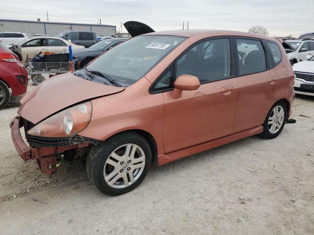JHMGD38657S055456 - 2007 HONDA FIT S ნარინჯისფერი ფოტო 1