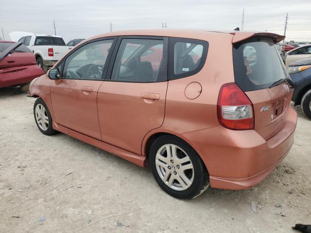 JHMGD38657S055456 - 2007 HONDA FIT S ნარინჯისფერი ფოტო 2