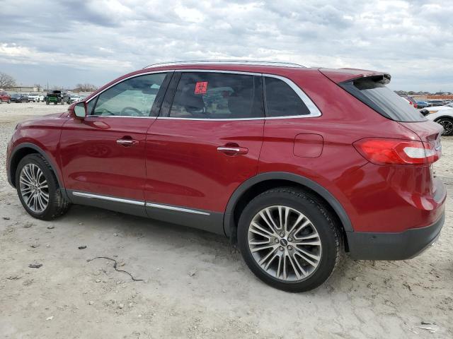 2LMTJ6LR9GBL51411 - 2016 LINCOLN MKX RESERVE Բորդո լուսանկար 2