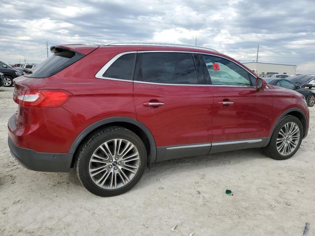 2LMTJ6LR9GBL51411 - 2016 LINCOLN MKX RESERVE Բորդո լուսանկար 3