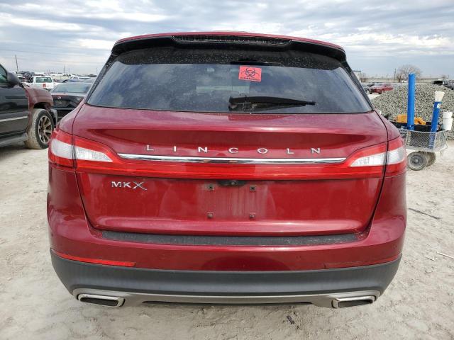 2LMTJ6LR9GBL51411 - 2016 LINCOLN MKX RESERVE Բորդո լուսանկար 6