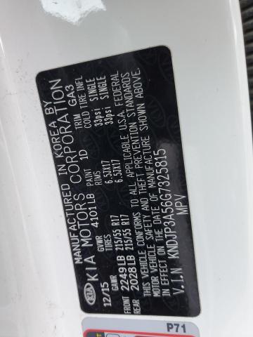 KNDJP3A56G7325815 - 2016 KIA SOUL + WHITE photo 12