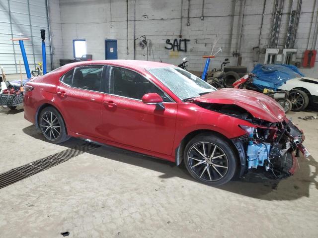 4T1G11AK3RU207775 - 2024 TOYOTA CAMRY SE NIGHT SHADE RED photo 4