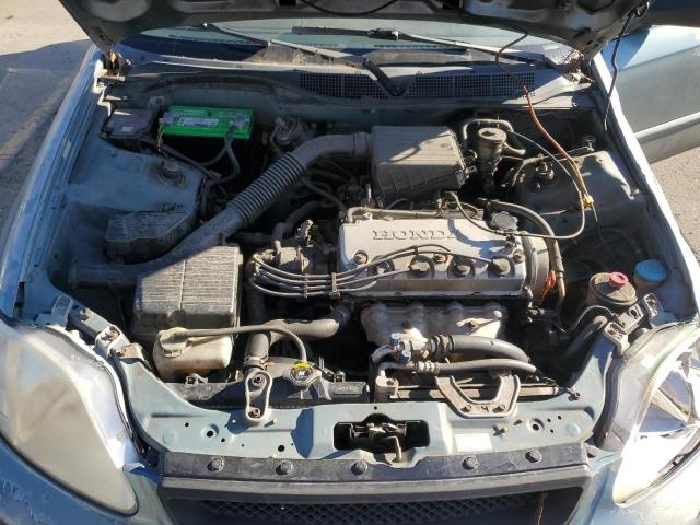 2HGEJ6615YH505899 - 2000 HONDA CIVIC BASE BLUE photo 11