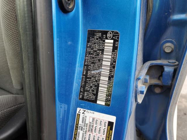 2T1KR30E88C707490 - 2008 TOYOTA COROLLA MA XR BLUE photo 13