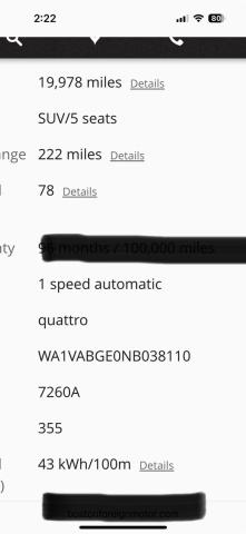 WA1VABGE0NB038110 - 2022 AUDI E-TRON CHRONOS BLUE photo 10