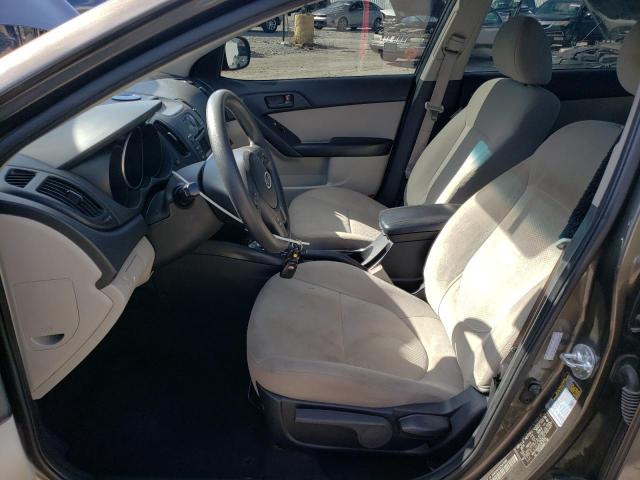 KNAFU4A20C5471026 - 2012 KIA FORTE EX GRAY photo 7
