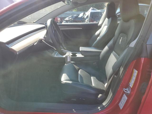 5YJ3E1EB5NF290257 - 2022 TESLA MODEL 3 Червоний фото 7