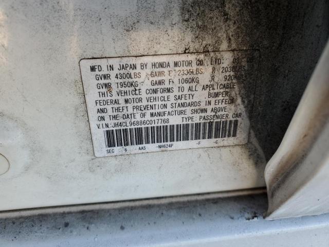 JH4CL96886C017768 - 2006 ACURA TSX თეთრი ფოტო 13