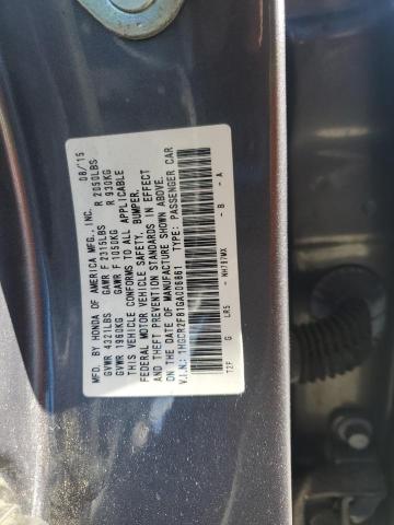 1HGCR2F81GA006861 - 2016 HONDA ACCORD EXL GRAY photo 13