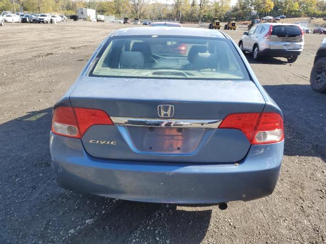 2HGFA16349H505516 - 2009 HONDA CIVIC VP BLUE photo 6
