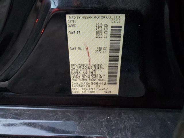 1N4AL3AP5DN569448 - 2013 NISSAN ALTIMA 2.5 BLACK photo 12