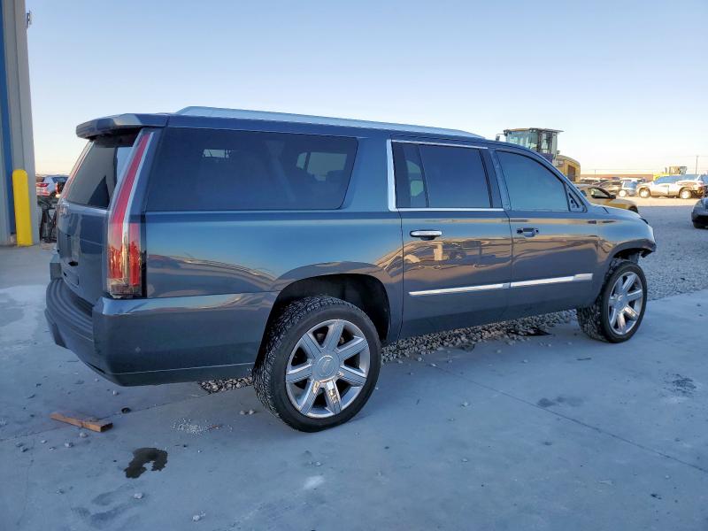 1GYS3HKJ0KR176351 - 2019 CADILLAC ESCALADE ESV LUXURY Mavi fotoğraf 3
