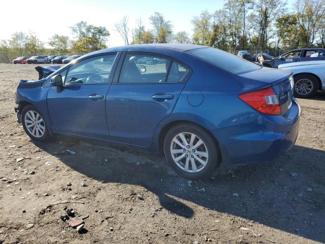 2HGFB2F92CH533121 - 2012 HONDA CIVIC EXL BLUE photo 2