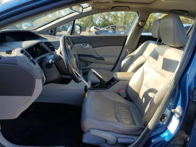 2HGFB2F92CH533121 - 2012 HONDA CIVIC EXL BLUE photo 7