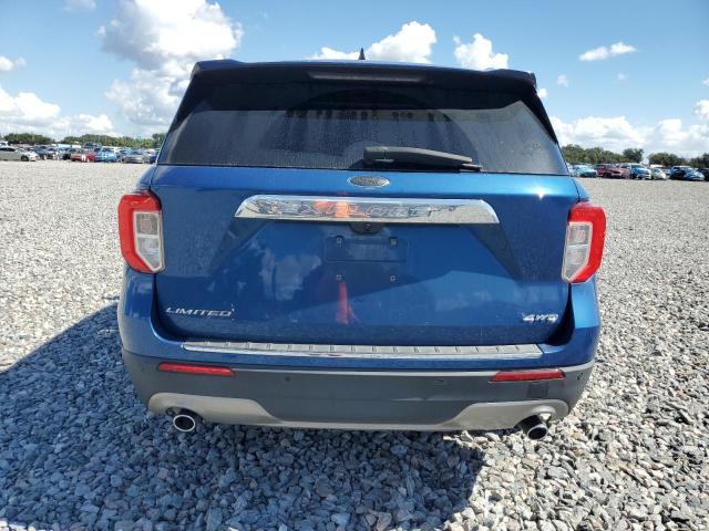 1FMSK8FH1MGB07646 - 2021 FORD EXPLORER LIMITED 蓝色 照片 6