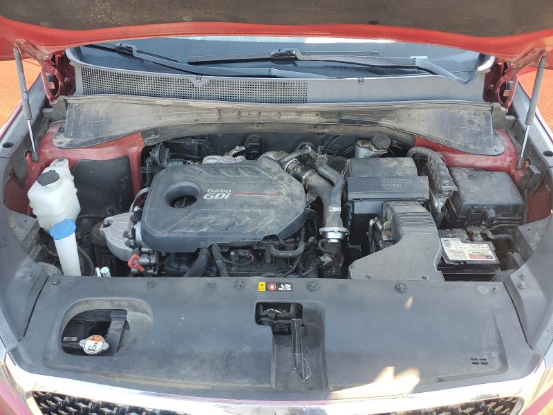 5XYPH4A12JG380797 - 2018 KIA SORENTO EX წითელი ფოტო 12