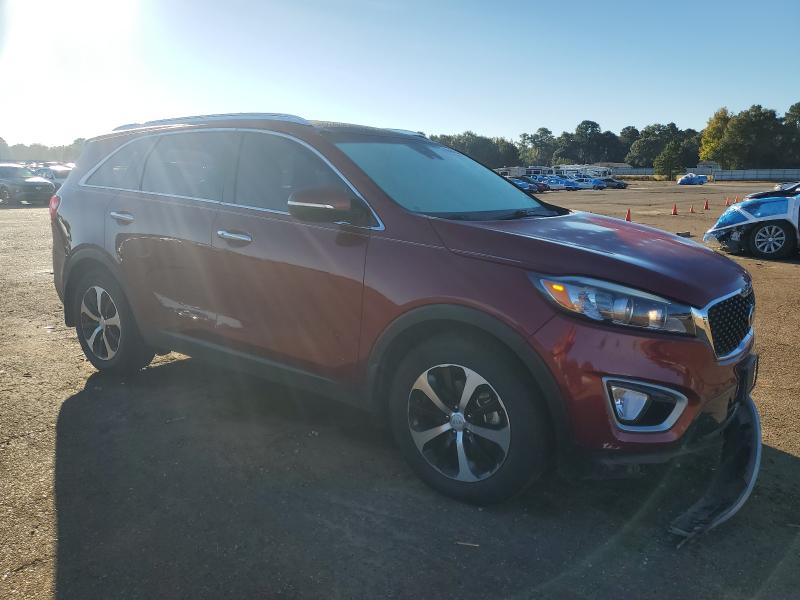 5XYPH4A12JG380797 - 2018 KIA SORENTO EX წითელი ფოტო 4