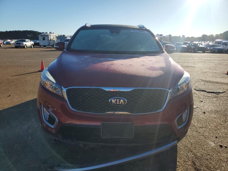 5XYPH4A12JG380797 - 2018 KIA SORENTO EX წითელი ფოტო 5